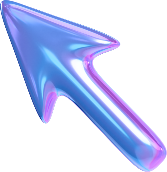 3D Arrow holographic