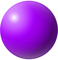 3D Purple Circle